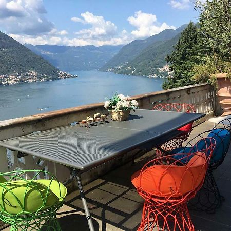 Lake Como Villa Ines Apartment Faggeto Lario Esterno foto