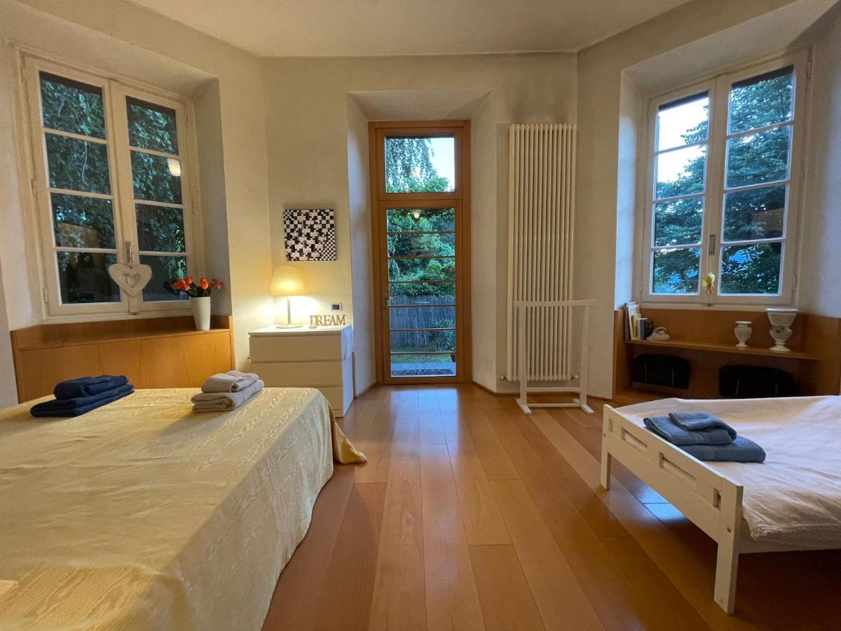 Lake Como Villa Ines Apartment Faggeto Lario Esterno foto
