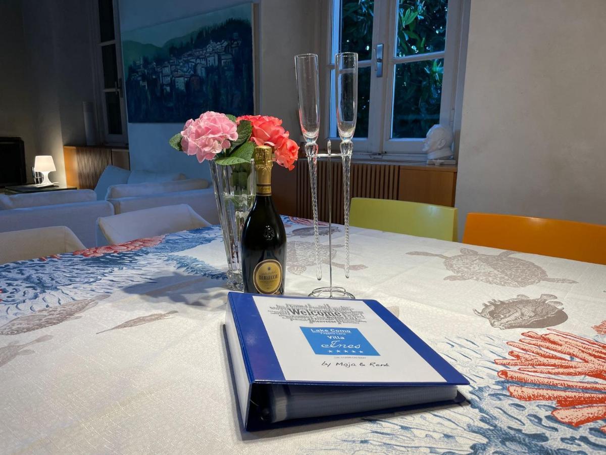 Lake Como Villa Ines Apartment Faggeto Lario Esterno foto