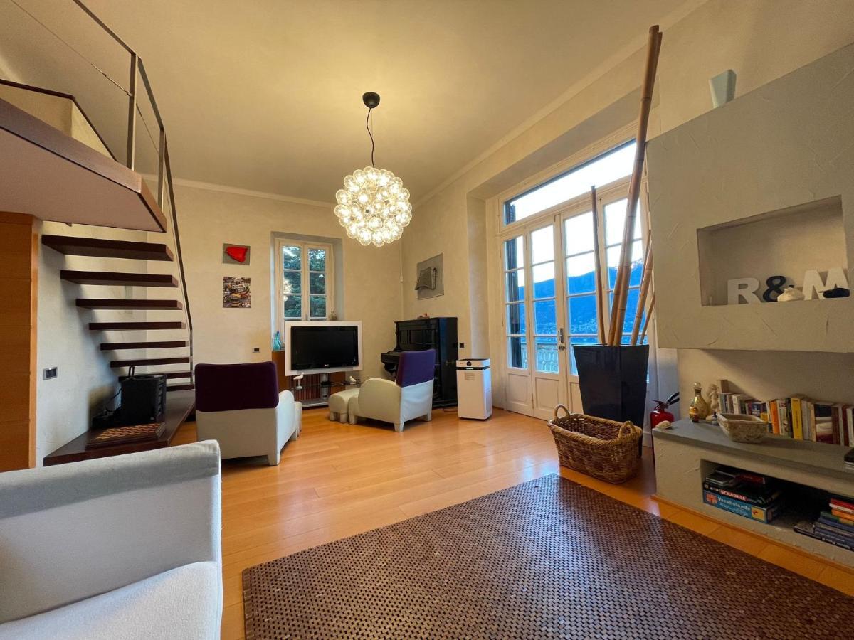 Lake Como Villa Ines Apartment Faggeto Lario Esterno foto
