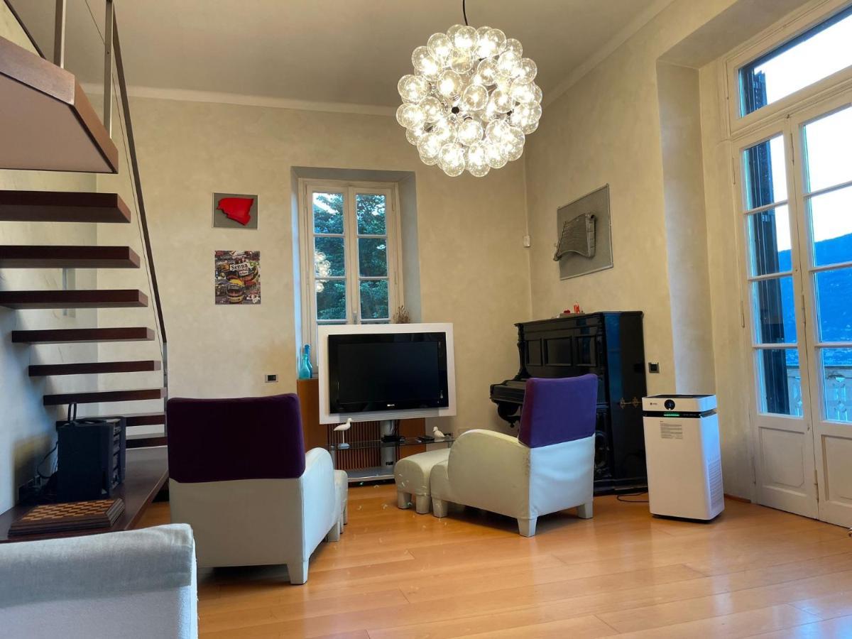 Lake Como Villa Ines Apartment Faggeto Lario Esterno foto
