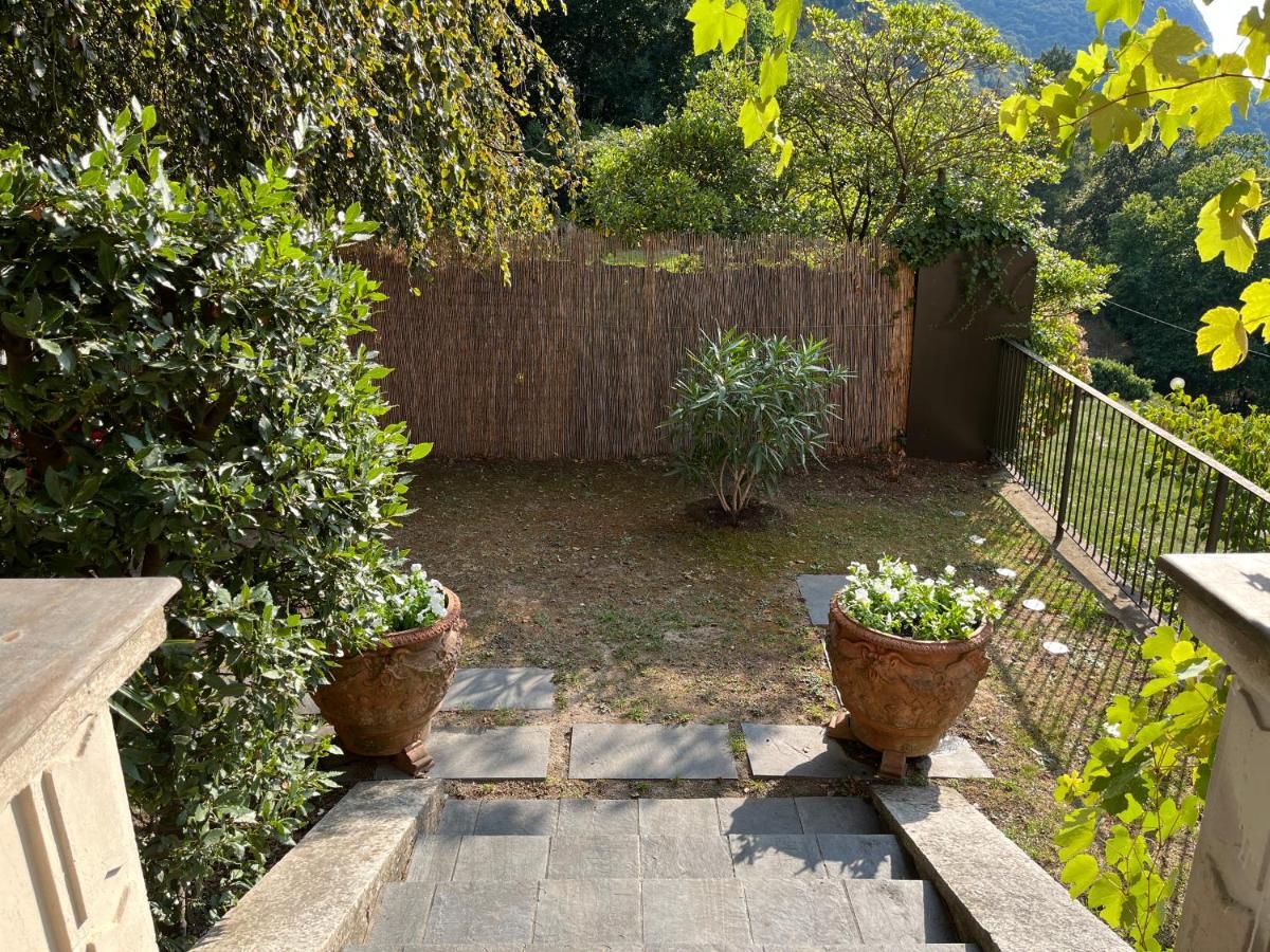 Lake Como Villa Ines Apartment Faggeto Lario Esterno foto