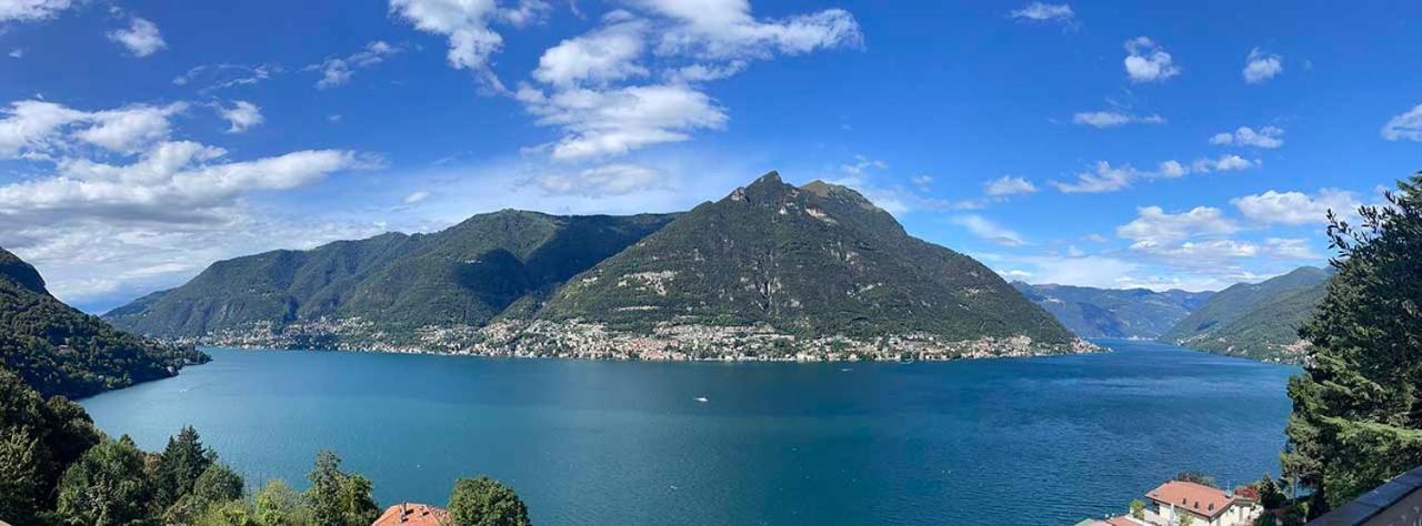Lake Como Villa Ines Apartment Faggeto Lario Esterno foto