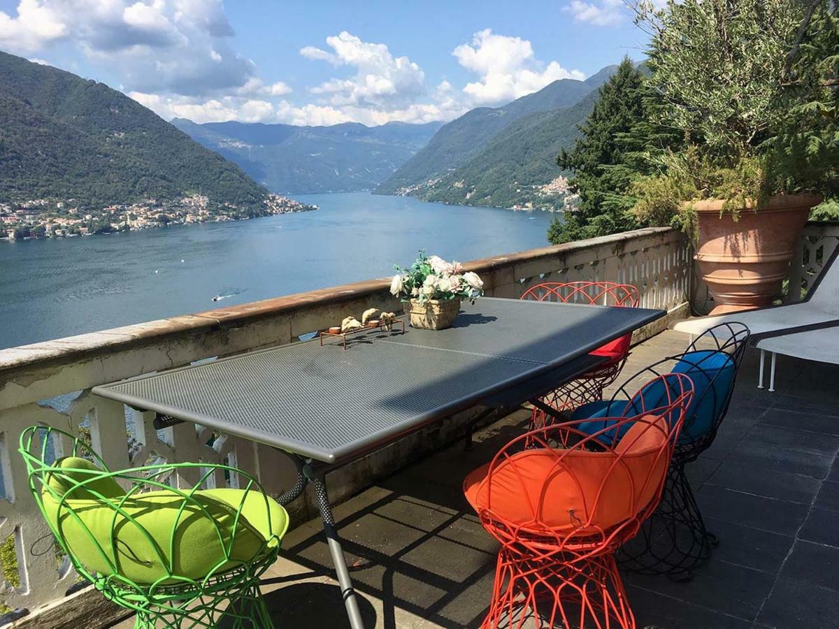 Lake Como Villa Ines Apartment Faggeto Lario Esterno foto