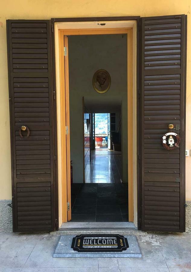 Lake Como Villa Ines Apartment Faggeto Lario Esterno foto