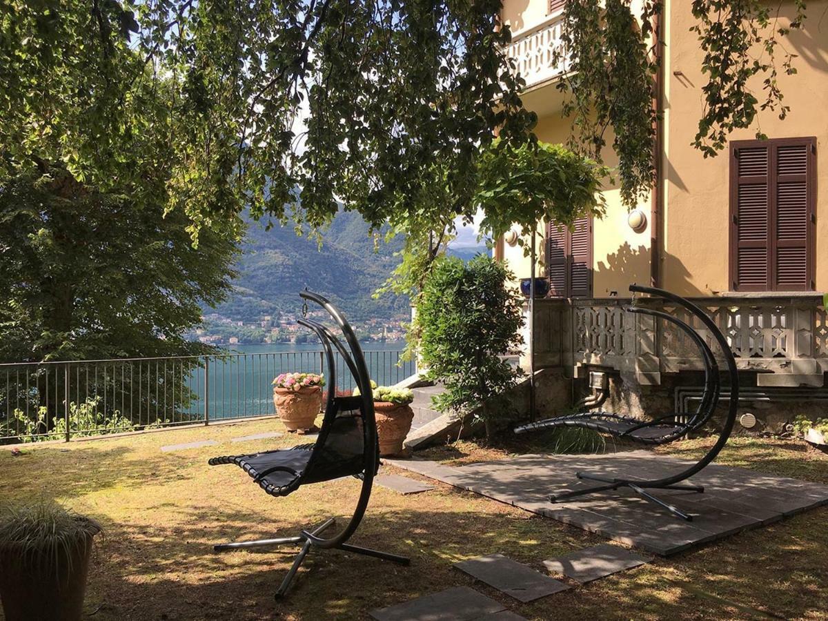 Lake Como Villa Ines Apartment Faggeto Lario Esterno foto